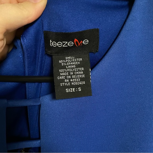 Blue Mini Dress - Picture 3 of 4